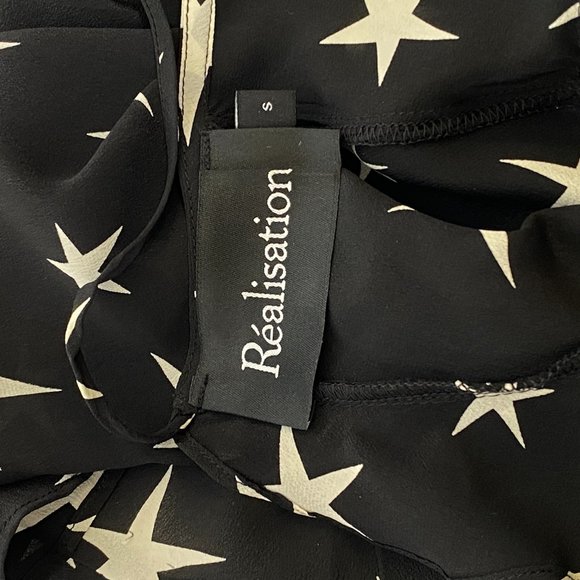 Realisation Par Black and White Star Mini Dress - Picture 8 of 8